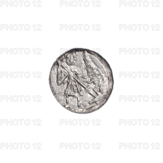 denarius, Boleslaw III Krzywousty (prince of Poland; 1086–1138), allegories, chain mail