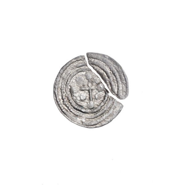 denarius, Boleslaw III Krzywousty (prince of Poland; 1086–1138), spearhead (issue mark),