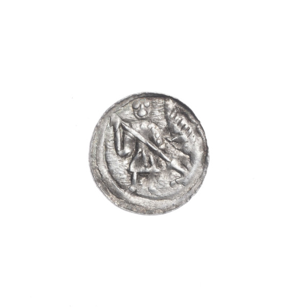 denarius, Boleslaw III Krzywousty (prince of Poland; 1107–1138), allegories, equal-armed cross,