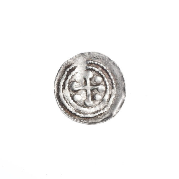 denarius, Boleslaw III Krzywousty (prince of Poland; 1086–1138), allegories, equal-armed cross,