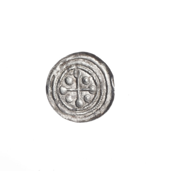denarius, Boleslaw III Krzywousty (prince of Poland; 1086–1138), allegories, spearhead (issue
