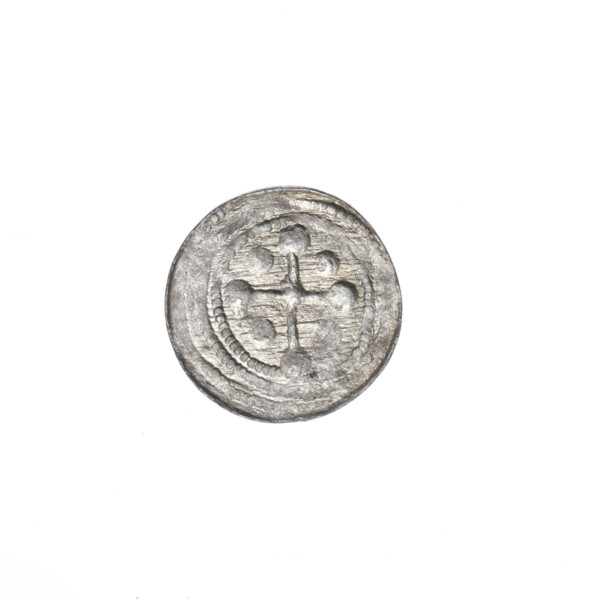 denarius, Boleslaw III Krzywousty (prince of Poland; 1086–1138), allegories, spearhead (issue
