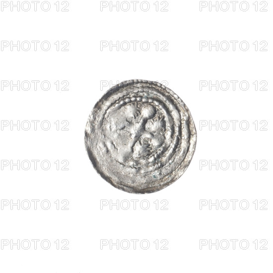 denarius, Boleslaw III Krzywousty (prince of Poland; 1107–1138), allegories, equal-armed cross,