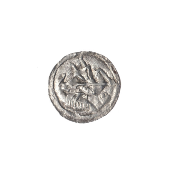 Denarius of Boleslaw III Krzywousty (prince of Poland, ca. 1086–1138), ca. 1125–1138. Obverse: