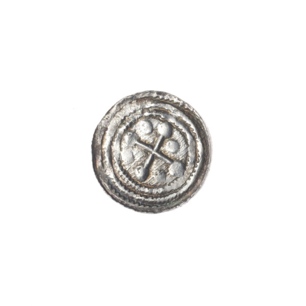denarius, Boleslaw III Krzywousty (prince of Poland; 1107–1138), allegories, equal-armed cross,