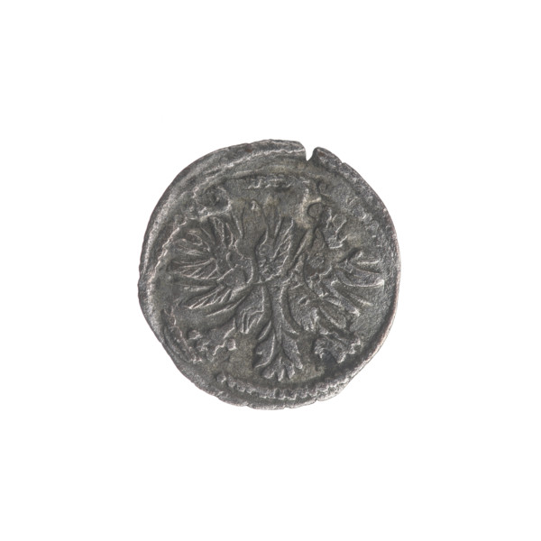 Lithuanian denarius, Sigismund II Augustus (King of Poland; 1544–1572); emblems of the Jagiellons
