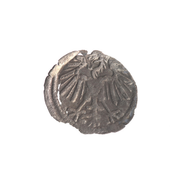 Lithuanian denarius, Sigismund II Augustus (King of Poland; 1544–1572); emblems of the Jagiellon