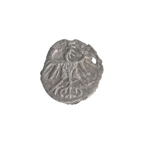 Lithuanian denarius, Sigismund II Augustus (King of Poland; 1544–1572); emblems of the Jagiellon