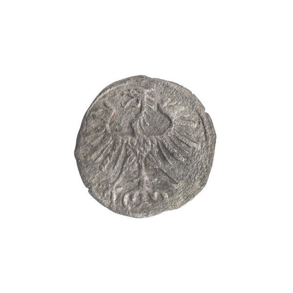 Lithuanian denarius, Sigismund II Augustus (King of Poland; 1544–1572); emblems of the Jagiellons