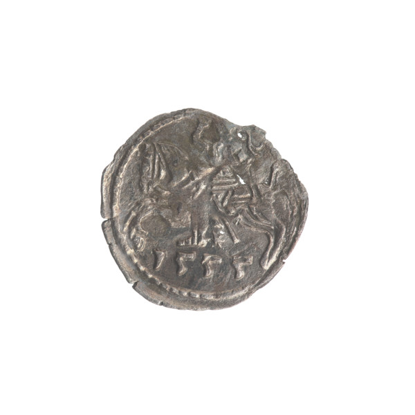 Lithuanian denarius, Sigismund II Augustus (King of Poland; 1544–1572); emblems of the Jagiellons