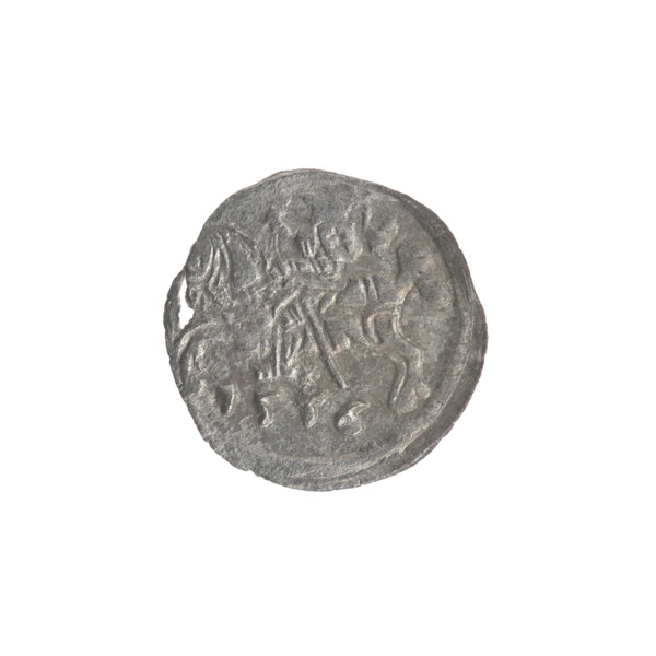 Lithuanian denarius, Sigismund II Augustus (King of Poland; 1544–1572); emblems of the Jagiellon
