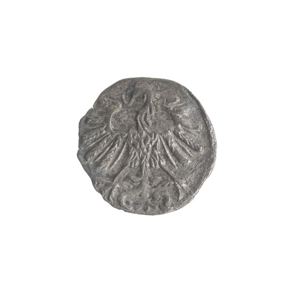 Lithuanian denarius, Sigismund II Augustus (King of Poland; 1544–1572); emblems of the Jagiellon