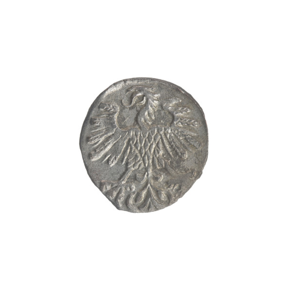 Denarius of Sigismund II Augustus (King of Poland, 1544–1572). Silver coin (Grand Duchy of