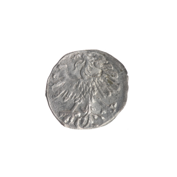 Lithuanian denarius, Sigismund II Augustus (King of Poland; 1544–1572); emblems of the Jagiellon