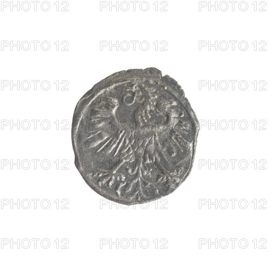 Lithuanian denarius, Sigismund II Augustus (King of Poland; 1544–1572); emblems of the Jagiellons