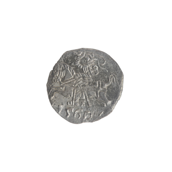 Lithuanian denarius, Sigismund II Augustus (King of Poland; 1544–1572); emblems of the Jagiellons