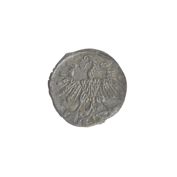 Lithuanian denarius, Sigismund II Augustus (King of Poland; 1544–1572); emblems of the Jagiellon
