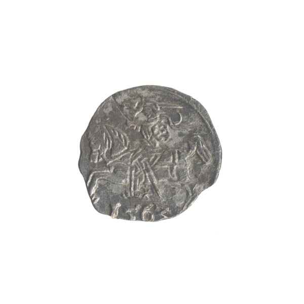 Lithuanian denarius, Sigismund II Augustus (King of Poland; 1544–1572); emblems of the Jagiellon