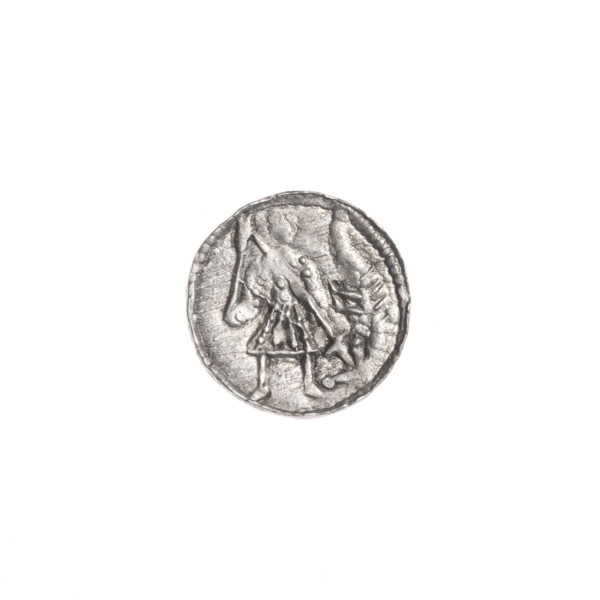 denarius, Boleslaw III Krzywousty (prince of Poland; 1086–1138), allegories, spearhead (issue