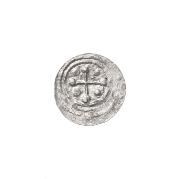 denarius, Boleslaw III Krzywousty (prince of Poland; 1086–1138), Romanesque style, ca. 1125–1138,