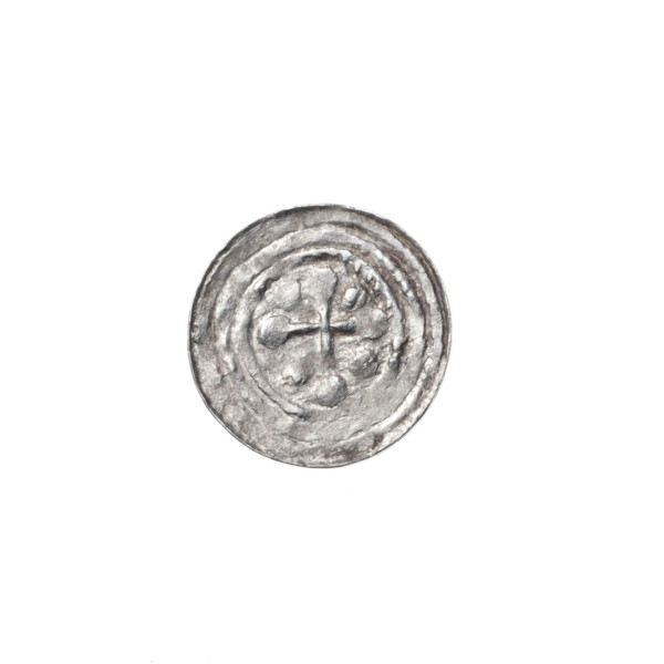 Denarius, Boleslaw III Krzywousty (prince of Poland; r. 1107–1138). Obverse: within a linear