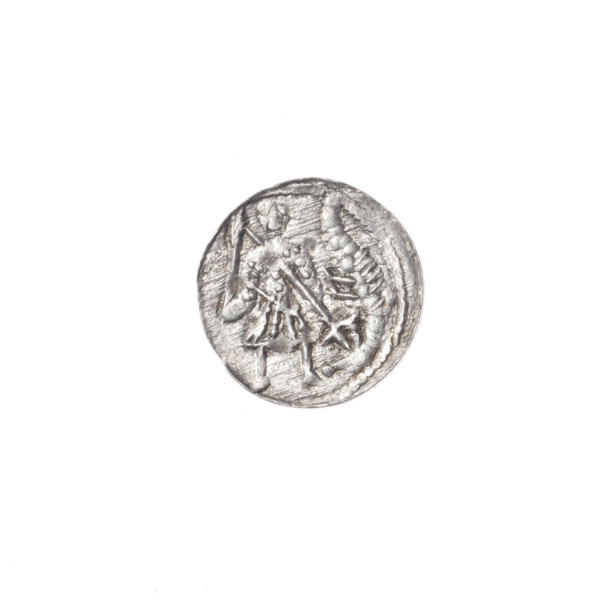 denarius, Boleslaw III Krzywousty (prince of Poland ; 1086-1138), allegories, spearhead (issue