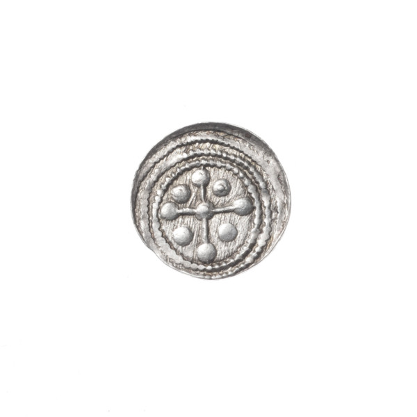 denarius, Boleslaw III Krzywousty (prince of Poland; 1086–1138), allegories, spearhead (issue