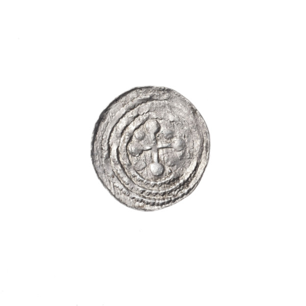 denarius, Boleslaw III Krzywousty (prince of Poland; 1086–1138), allegories, chainmail, equal-armed
