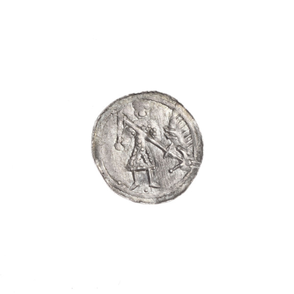 denarius, Boleslaw III Krzywousty (prince of Poland; 1086–1138), allegories, chain mail