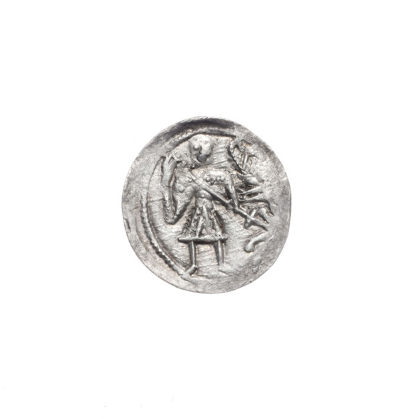 denarius, Boleslaw III Krzywousty (Prince of Poland; 1107–1138), allegories, equal-armed cross,