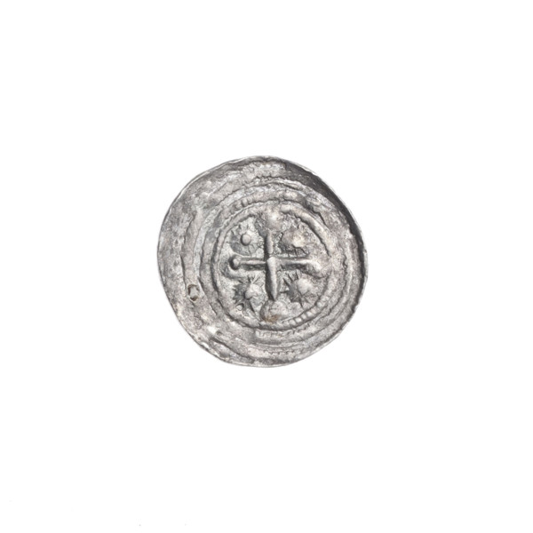 denarius, Boleslaw III Krzywousty (prince of Poland; 1086–1138), allegories, equal-armed cross,
