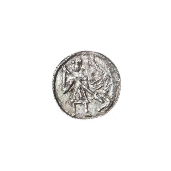 denarius, Boleslaw III Krzywousty (prince of Poland; 1086–1138), allegories, equal-armed cross,