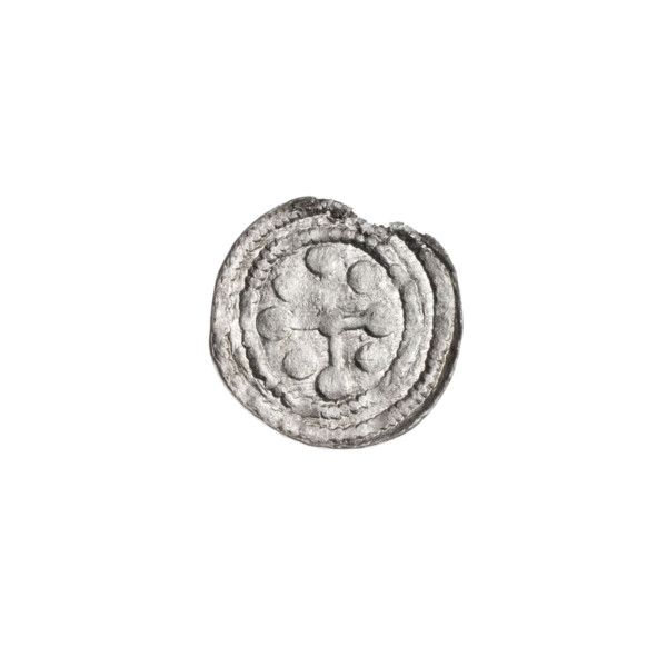 Denarius of Boleslaw III Krzywousty (prince of Poland; ca. 1086–1138), ca. 1125–1138. Obverse:
