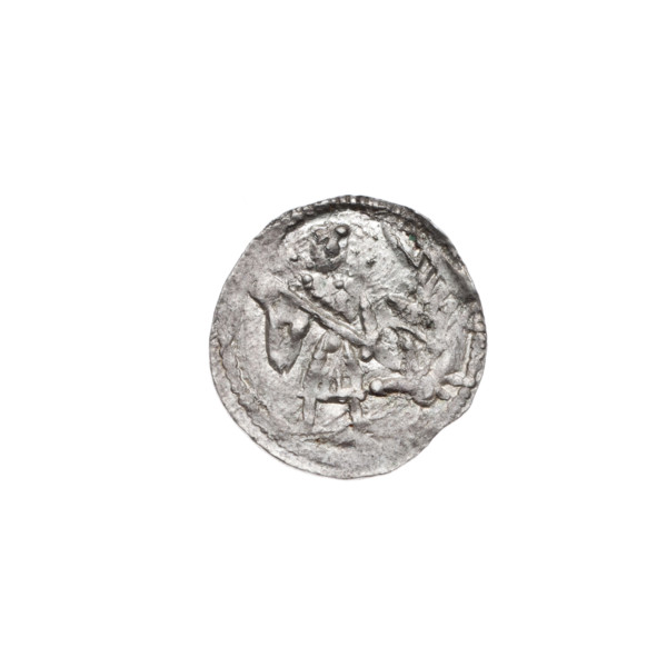 denarius, Boleslaw III Krzywousty (prince of Poland; 1086–1138/1107–1138), allegories, spearhead