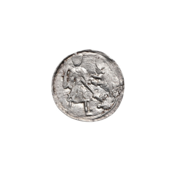 denarius, Boleslaw III Krzywousty (prince of Poland; 1086–1138), allegories, spearhead (issue