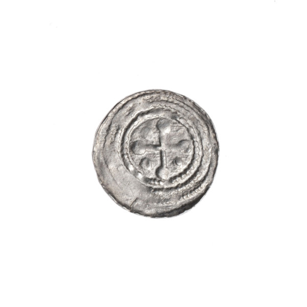 denarius, Boleslaw III Krzywousty (prince of Poland; 1107–1138), allegories, spearhead (issue