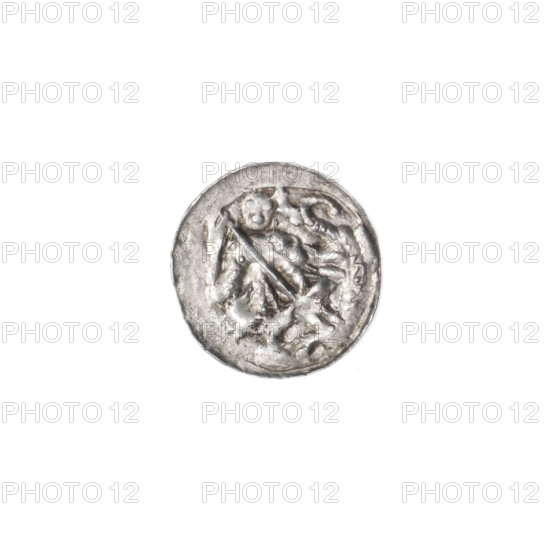denarius, Boleslaw III Krzywousty (prince of Poland; 1107–1138), allegories, equal-armed cross,
