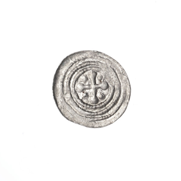 denarius, Boleslaw III Krzywousty (prince of Poland; 1086–1138), allegories, spearhead (issue