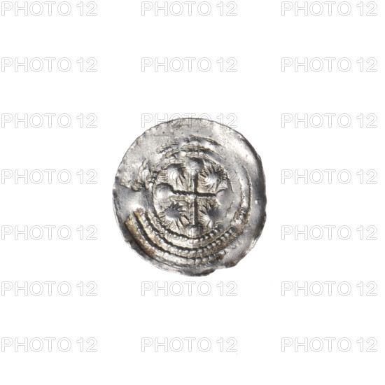 Denarius, Boleslaw III Krzywousty (prince of Poland; 1086–1138). Romanesque medieval coin, ca.