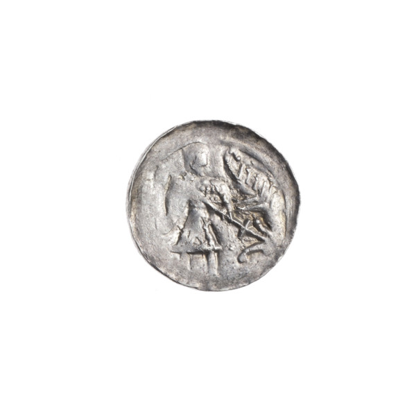 denarius, Boleslaw III Krzywousty (prince of Poland; 1086–1138 / 1107–1138), allegories, spearhead