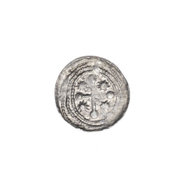 denarius, Boleslaw III Krzywousty (prince of Poland; 1107–1138), allegories, spearhead (issue