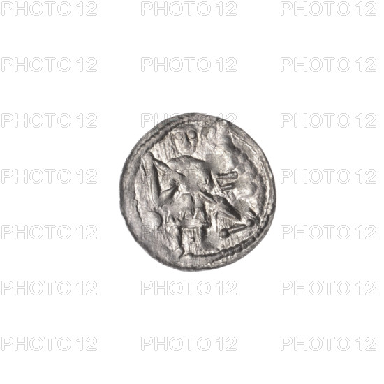 denarius, Boleslaw III Krzywousty (prince of Poland; 1107–1138), allegories, spearhead (issue