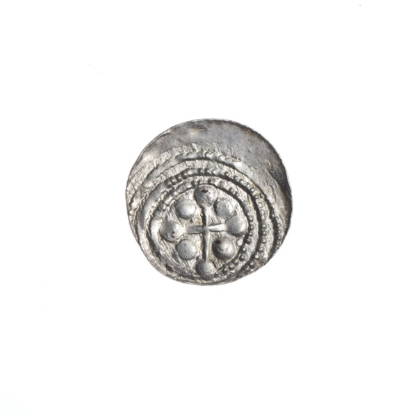 denarius, Boleslaw III Krzywousty (Prince of Poland; 1107–1138), allegories, spearhead (issue