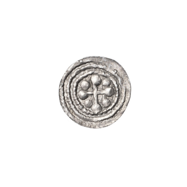 denarius, Boleslaw III Krzywousty (prince of Poland; 1086–1138), allegories, equal-armed cross,