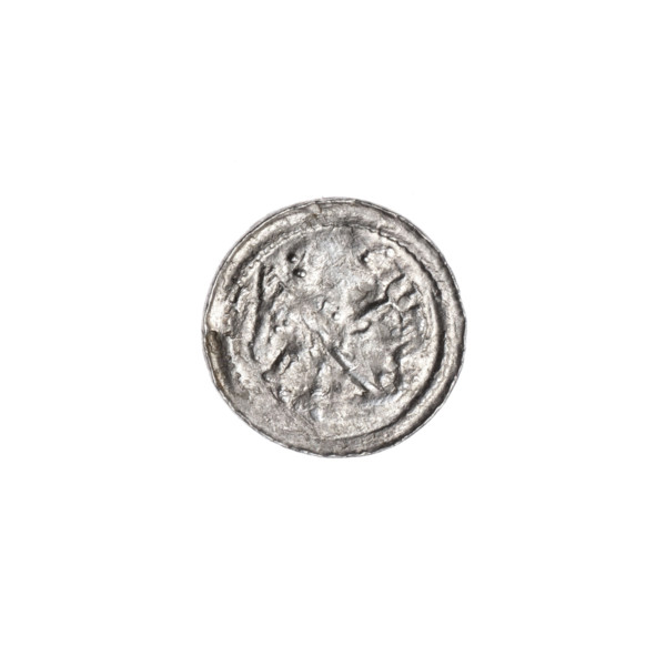 Denarius of Boleslaw III Krzywousty (prince of Poland; c. 1086–1138), Romanesque coin, ca.