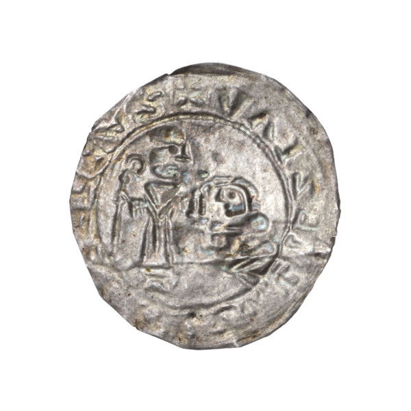 Bracteate, Boleslaw III Wrymouth (Prince of Poland; 1086–1138). Romanesque, Middle Ages, dated