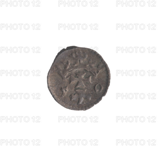 Gdansk denarius, Sigismund II Augustus (King of Poland; 1544–1572); emblems of the Jagiellon