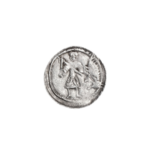 denarius, Boleslaw III Krzywousty (prince of Poland; 1086-1138), spearhead (issue mark),