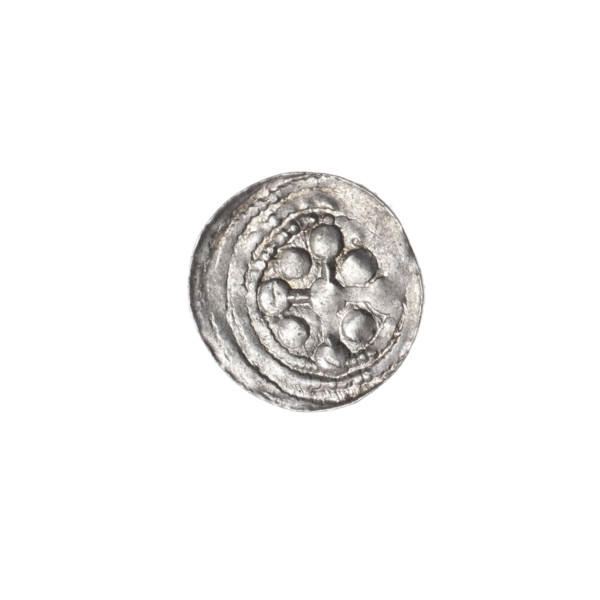 denarius, Boleslaw III Krzywousty (prince of Poland; 1086–1138), allegories, spearhead (issue