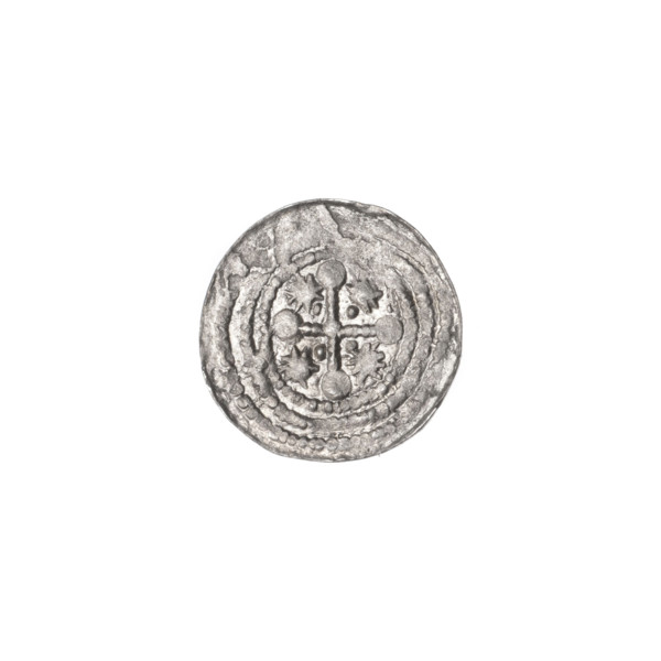 denarius, Boleslaw III Krzywousty (Prince of Poland; 1086–1138), allegories, spearhead (issue